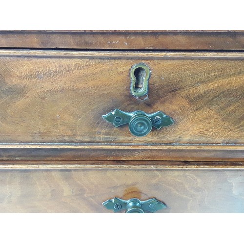 639 - Antique mahogany apprentice chest of 6 drawers