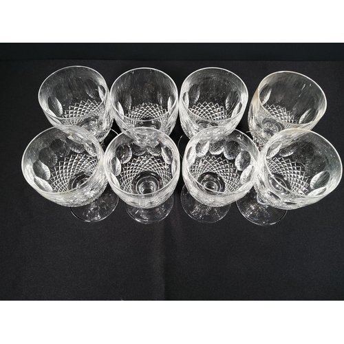 83 - Set of 8 Waterford crystal glasses