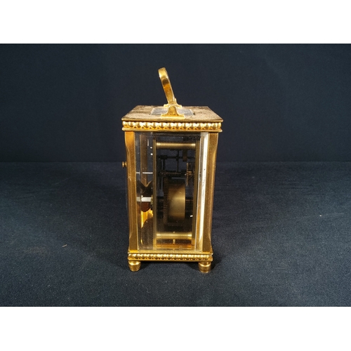 131 - Brass Cased Carriage clock