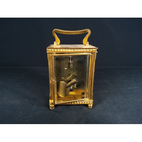 131 - Brass Cased Carriage clock