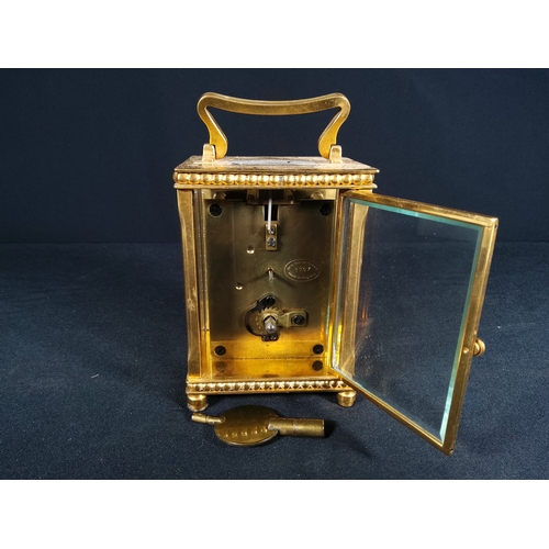 131 - Brass Cased Carriage clock