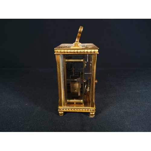 131 - Brass Cased Carriage clock