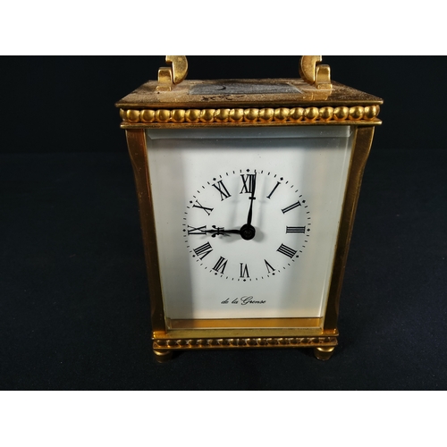 131 - Brass Cased Carriage clock