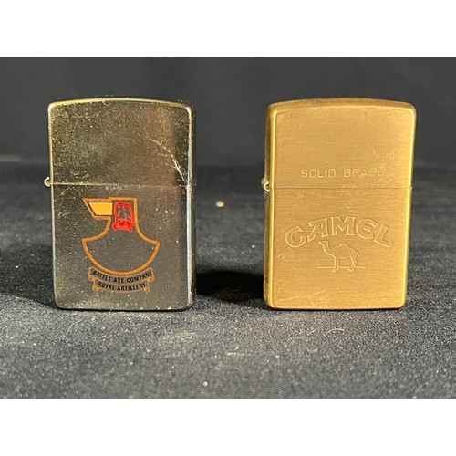 330 - 2 Boxed Zippo lighters both unstruck