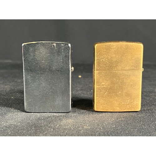 330 - 2 Boxed Zippo lighters both unstruck