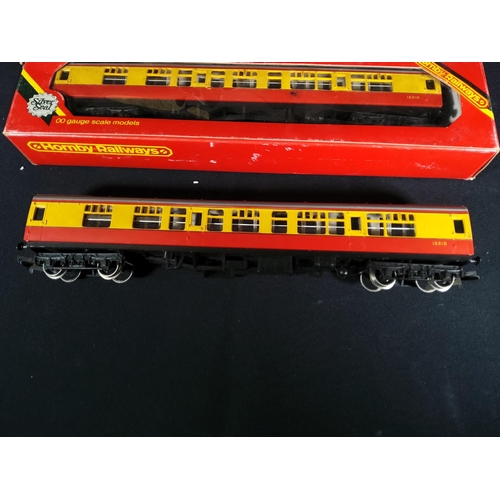 248 - Boxed hornby engine and tender and 3 carriages