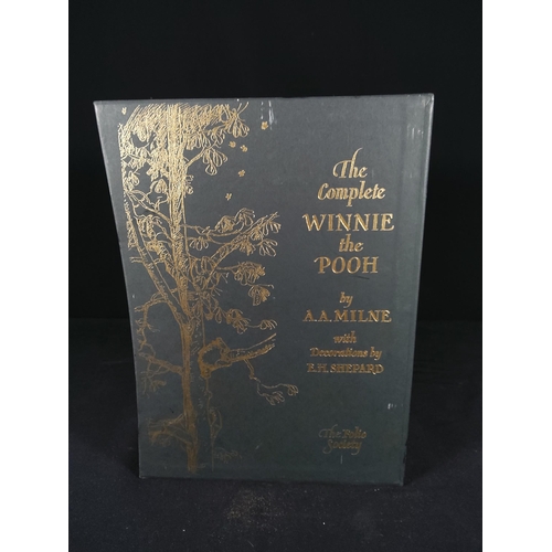 282 - Boxed set of 3 folio society winnie the pooh books