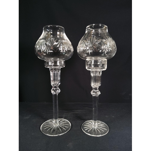 288 - pair of boxed Waterford crystal candle holders