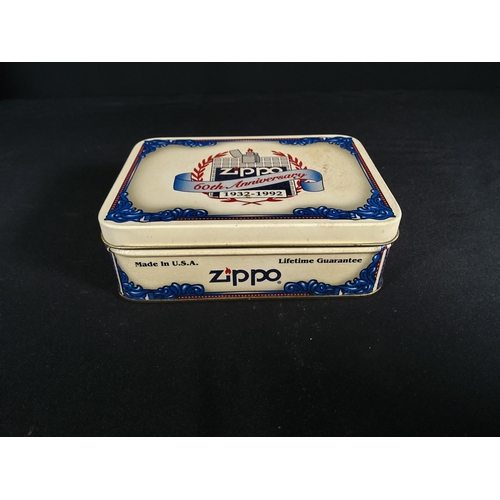 328 - Zippo boxed 60th anniversary lighter