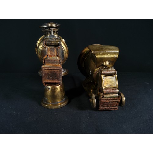 333 - Lucas silver king carbide lamp & 1 other