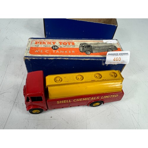 460 - Dinky 591 Shell AEC Tanker (Boxed)