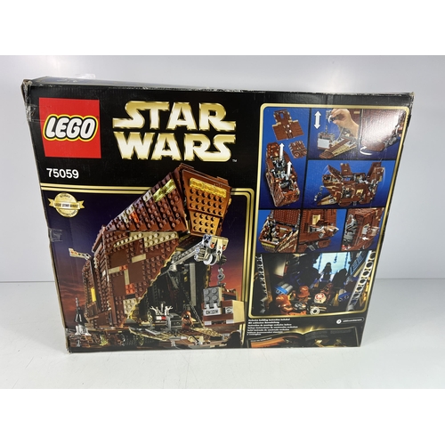 380 - LEGO set 75059 Sandcrawler including minifigs & instructions