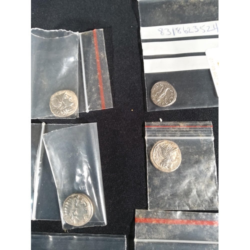 230 - Collection of 6 roman silver coins