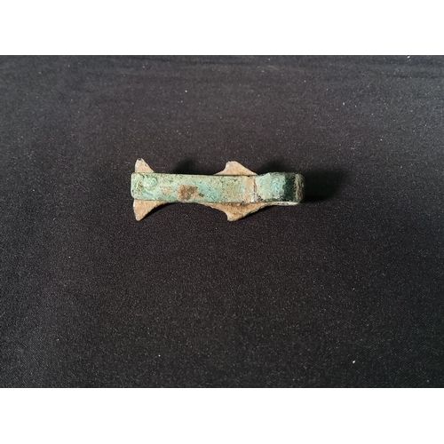 343 - 3 Roman bronze fibula brooches