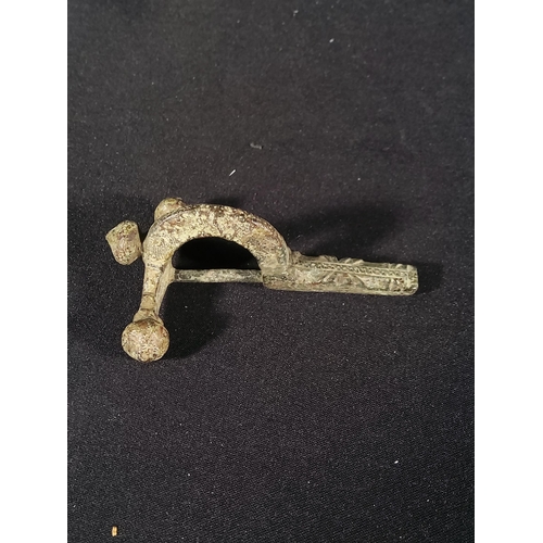 347 - 3 Roman bronze fibula brooches