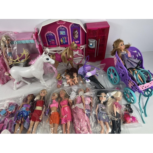 442 - Large Quantity of  various dolls and accessories