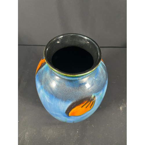 352 - Brightly coloured Poole Pottery vase, 25cms in height