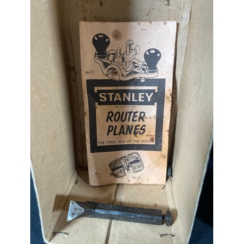 369 - Boxed Stanley 71 plane & 1 other plane