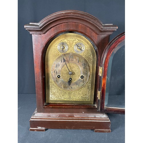 371 - Wooden cased clock