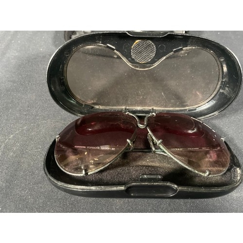 72 - 2 Pairs of vintage sunglasses 1960s Porsche design and French connection