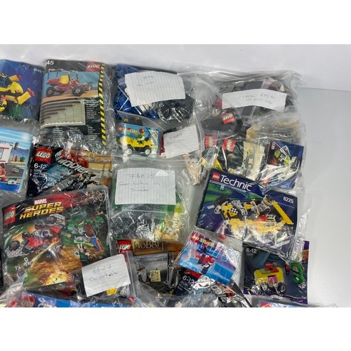 467 - Crate of various lego sets some including minifigures and space sets