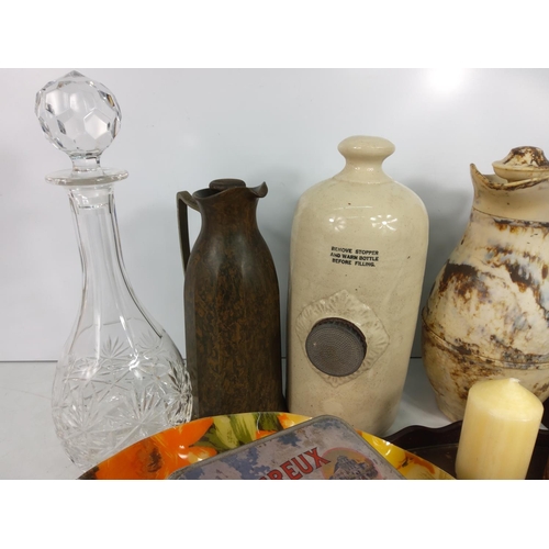 617 - Stoneware, glassware and sundries