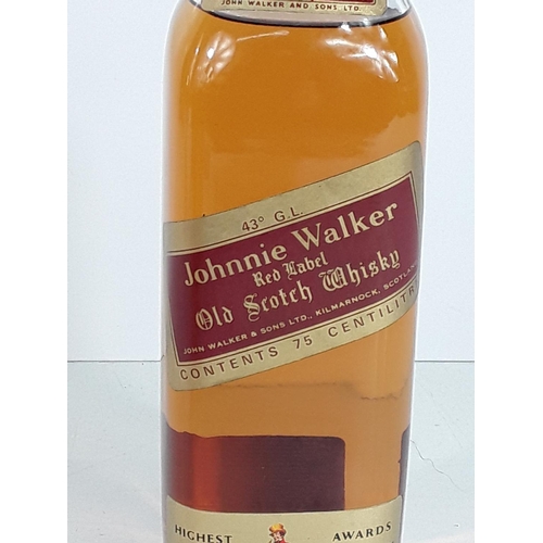 509 - Vintage bottle of Johnnie Walker Red Label