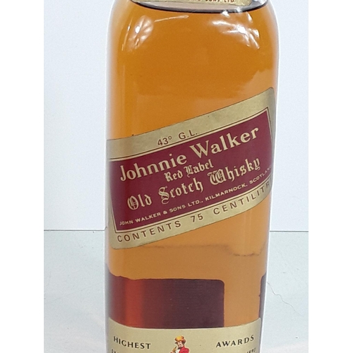 510 - Vintage bottle of Johnnie Walker Red Label