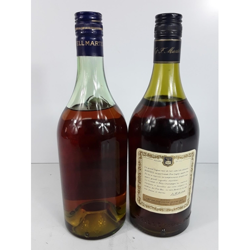 513 - 2 bottles of Martell Cognac