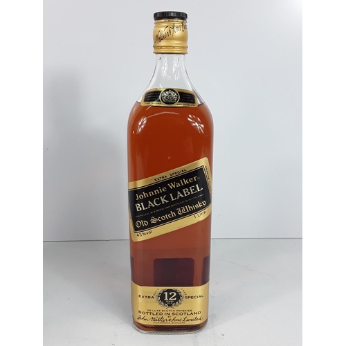 515 - Boxed bottle of Johnnie Walker Black Label