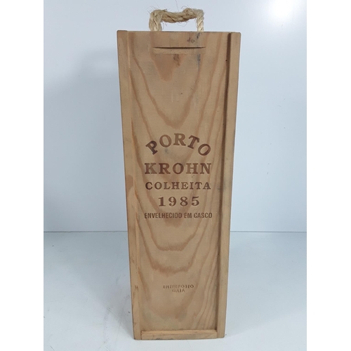 519 - Boxed bottle of Porto Crohn and 2 bottles of wine