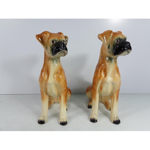 569 - 2 porcelain dog figures