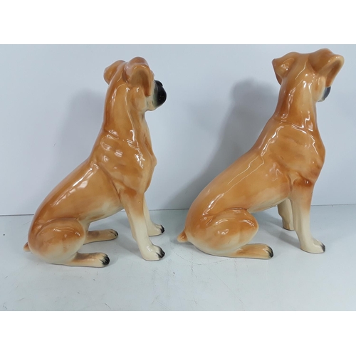 569 - 2 porcelain dog figures