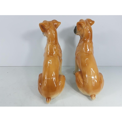 569 - 2 porcelain dog figures