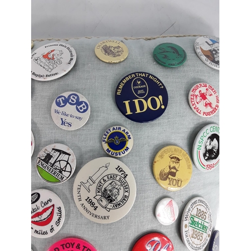 590 - Cushion of badges