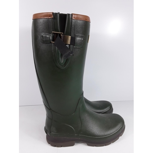 619 - New and tagged Barber wellies, size 10