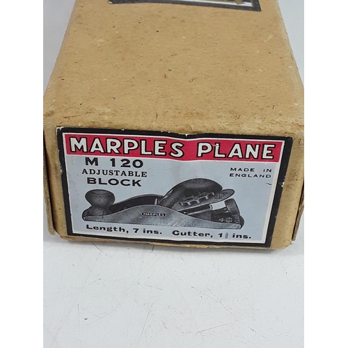 628 - New and boxed Marples adjustable bloc plane no: M120