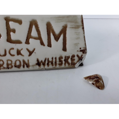 632 - 2 porcelain Jim Beam displays, one AF