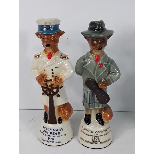 636 - 10 Jim Beam collectable figures