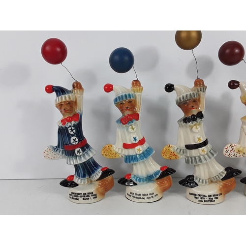 636 - 10 Jim Beam collectable figures