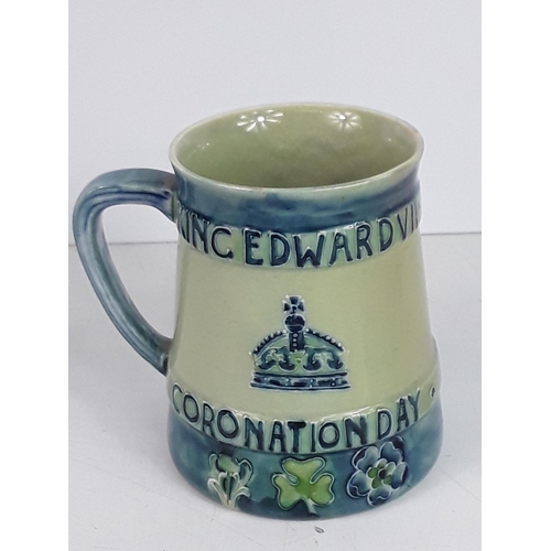 648 - Edward VII 1902 Coronation tankard by Arthur Lasenby Liberty & William Moorcroft for Liberty and Co,... 