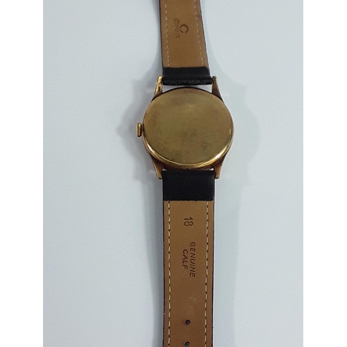 650 - 9ct gold cased Longines watch