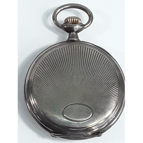 651 - Silver cased Omega pocket watch, gross weight 76.8g