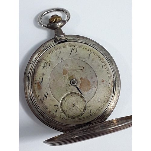 671 - 3 vintage pocket watches and a wrist watch