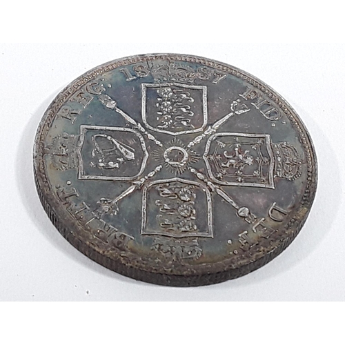 686 - Victorian Silver Florin