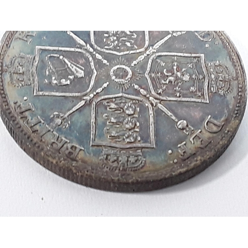 686 - Victorian Silver Florin