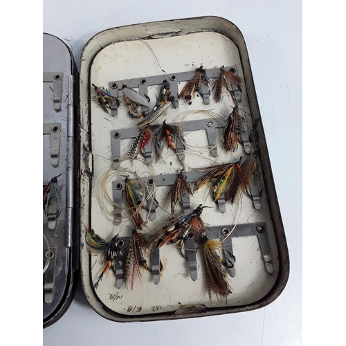 711 - Vintage tin of flies