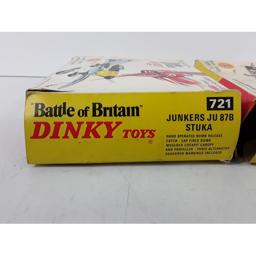 523 - 2 boxed Dinky planes 721 and 719