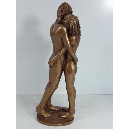 720 - Large figure of 'The Kiss', 38cms in height