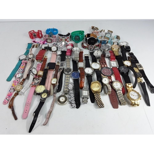 736 - 2 bags of various watches